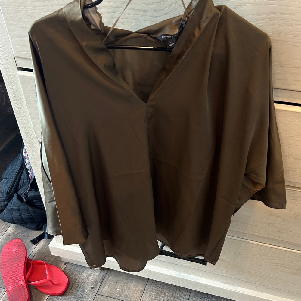 Banana Republic Dark Brown Women's Blouse